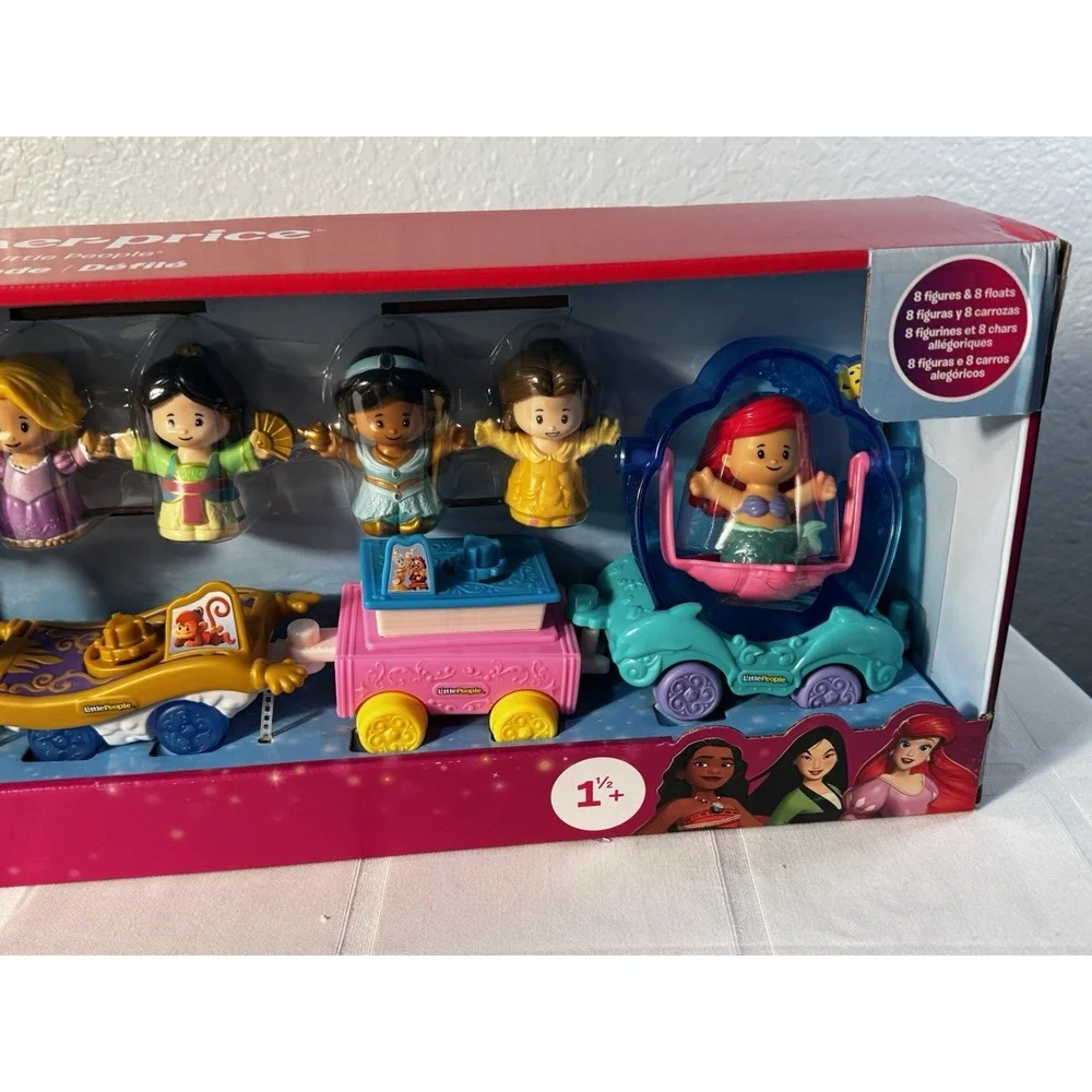*NEW* Fisher Price Little People Disney Princess Parade Float 16 Pieces